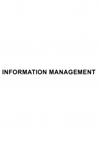 Information management a consolidation of operations...