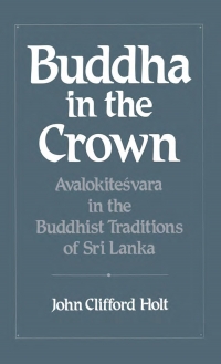 Buddha in the crown AvalokitesÌˆvara in the...