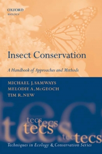 Insect conservation a handbook of approaches...