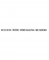 Success with Struggling Readers