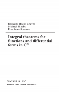Integral theorems for functions and differential...