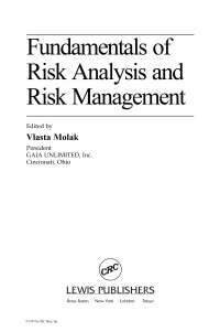 Fundamentals of risk analysis and risk ...