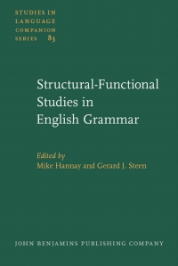 Structural-functional studies in English grammar...