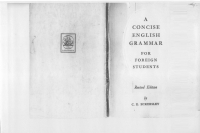 A concise English grammar for foreign...