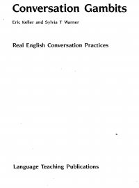 Conversation gambits  real English conservation ...